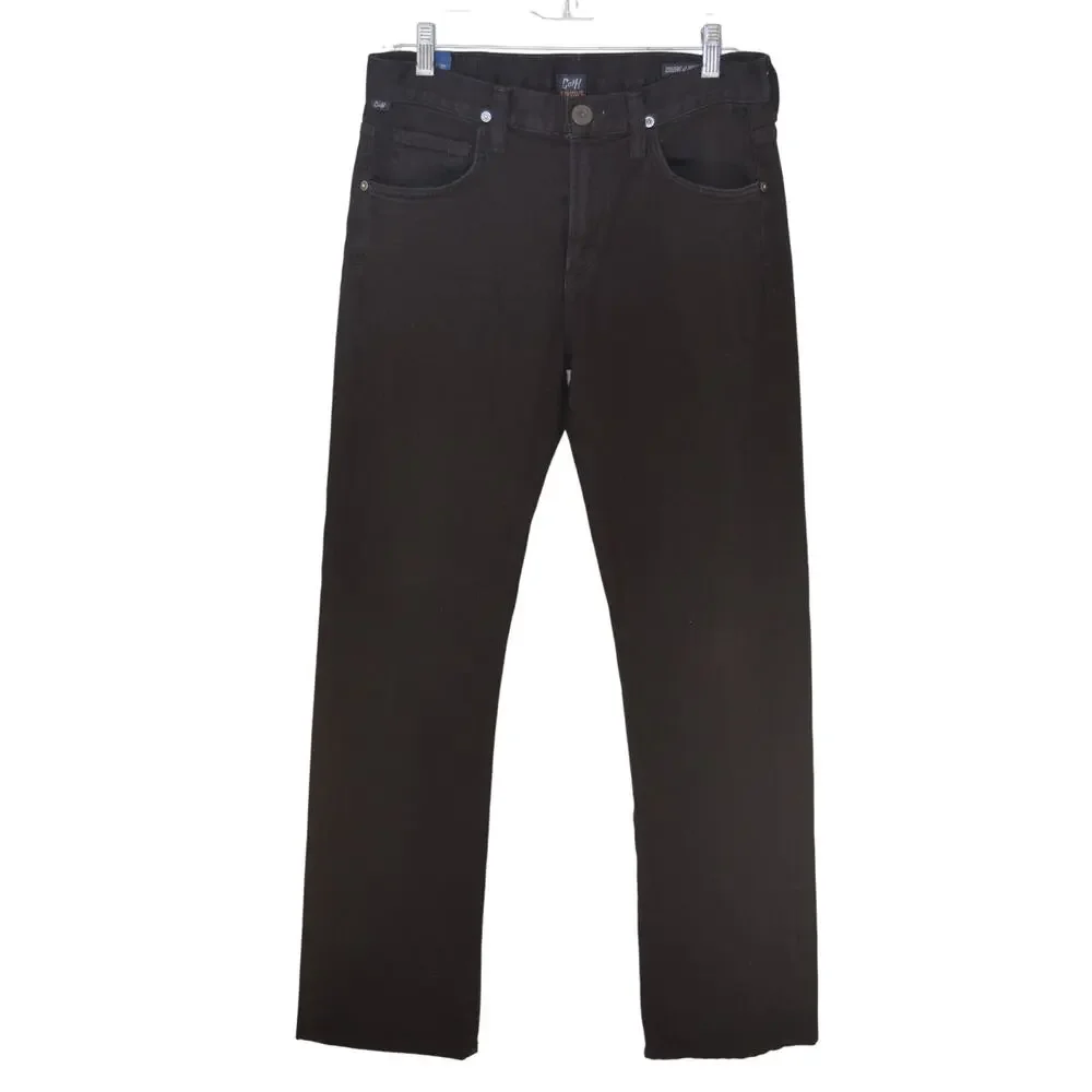 Citizens of Humanity Mens Sid Straight Leg Jeans Black Wash Size 29 Waist